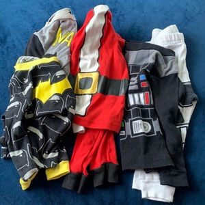 18M Random theme long sleeve Pj shirts, 2 pant.